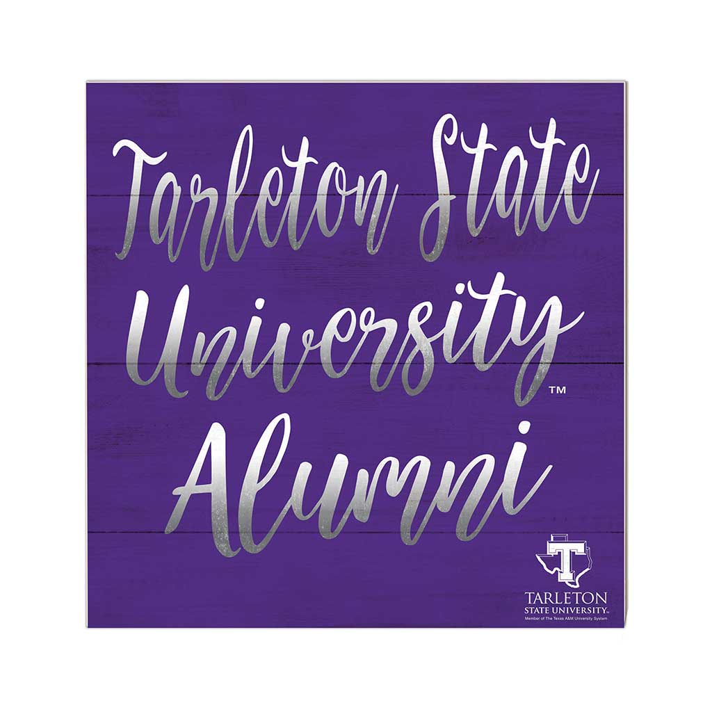 10x10 Team Alumni Sign Tarleton State University Texans