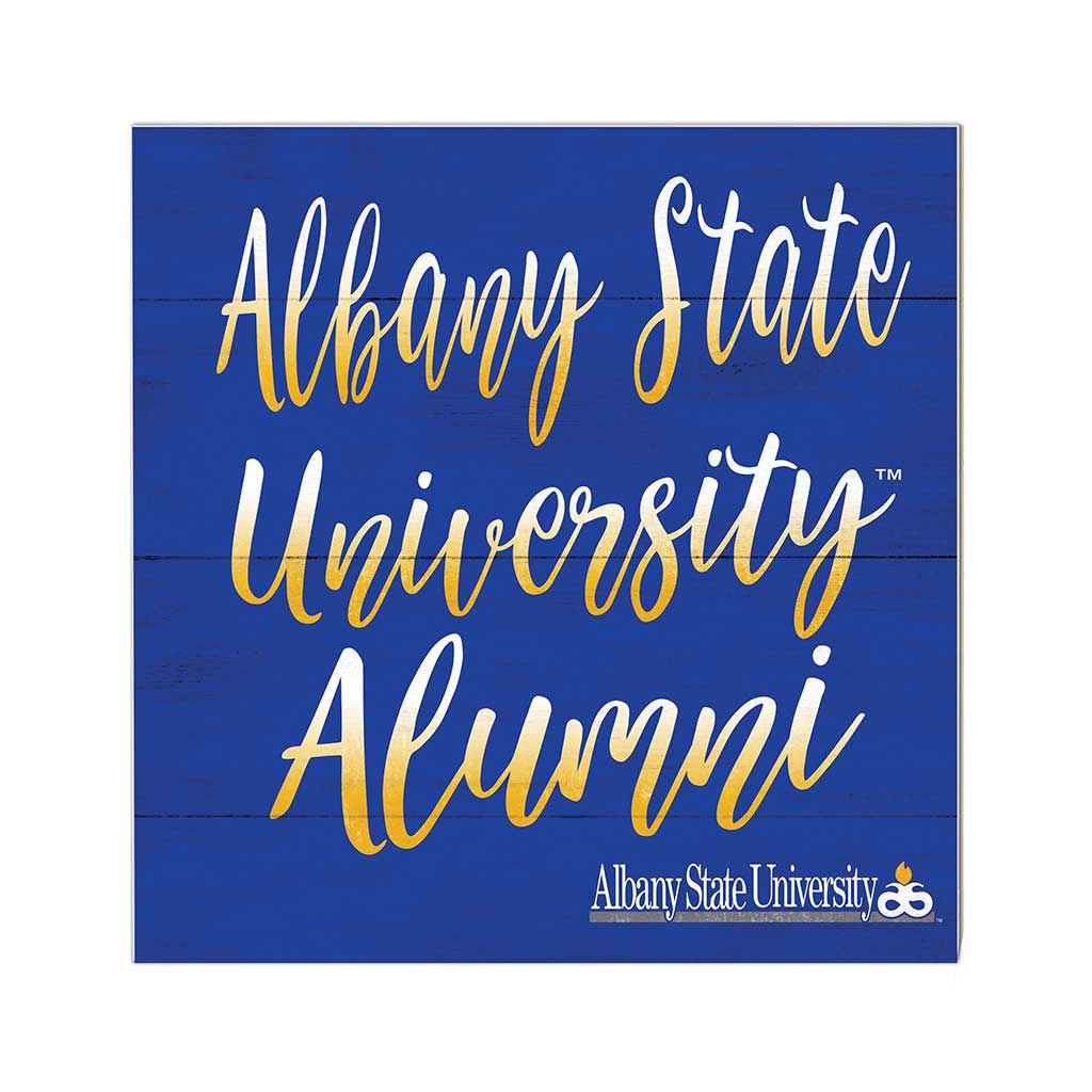 10x10 Team Alumni Sign Albany State University Golden Rams