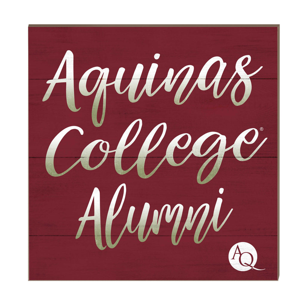 10x10 Team Alumni Sign Aquinas College Saints