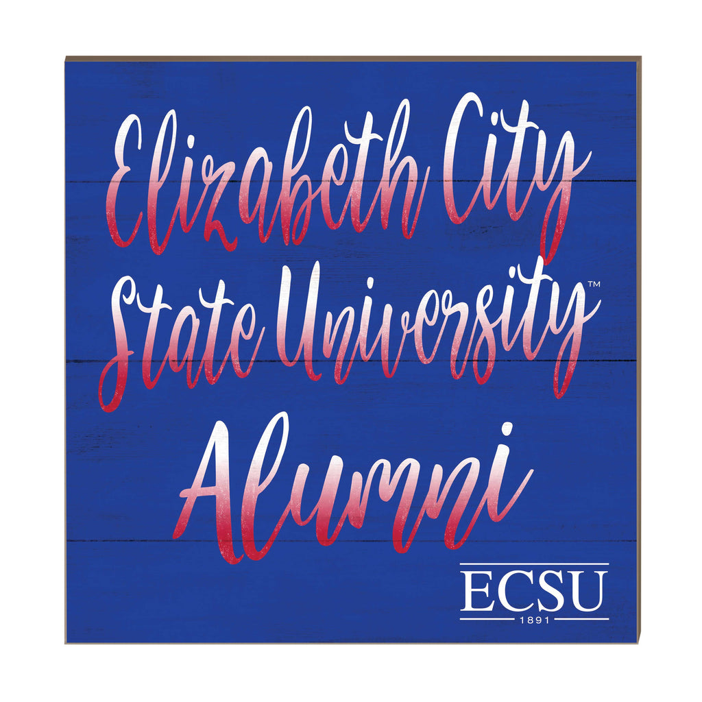 10x10 Team Alumni Sign Elizabeth City State Vikings