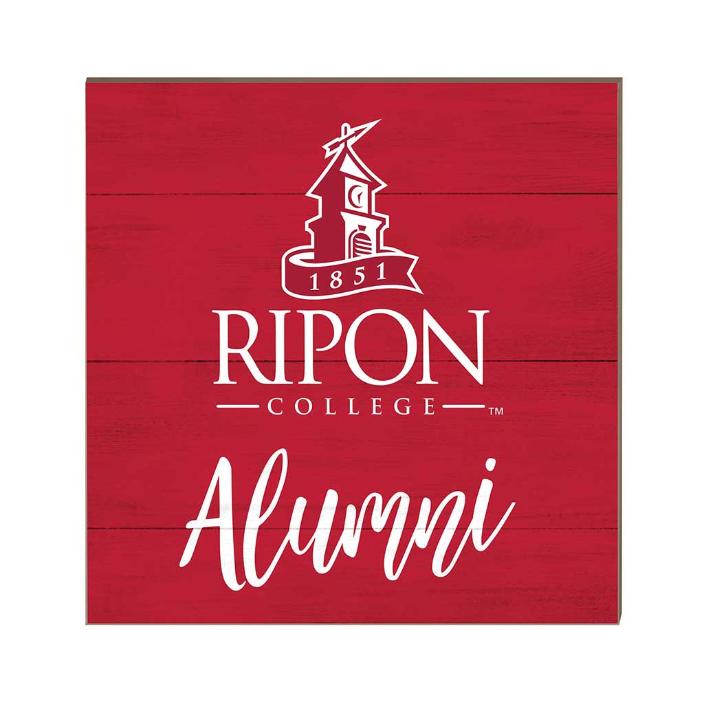 10x10 Team Alumni Sign Ripon College Hawks