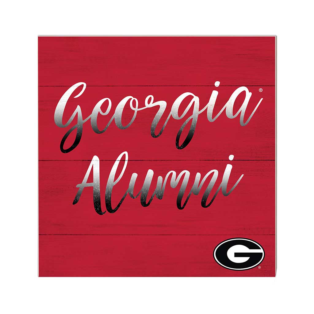 10x10 Team Alumni Sign Georgia Bulldogs