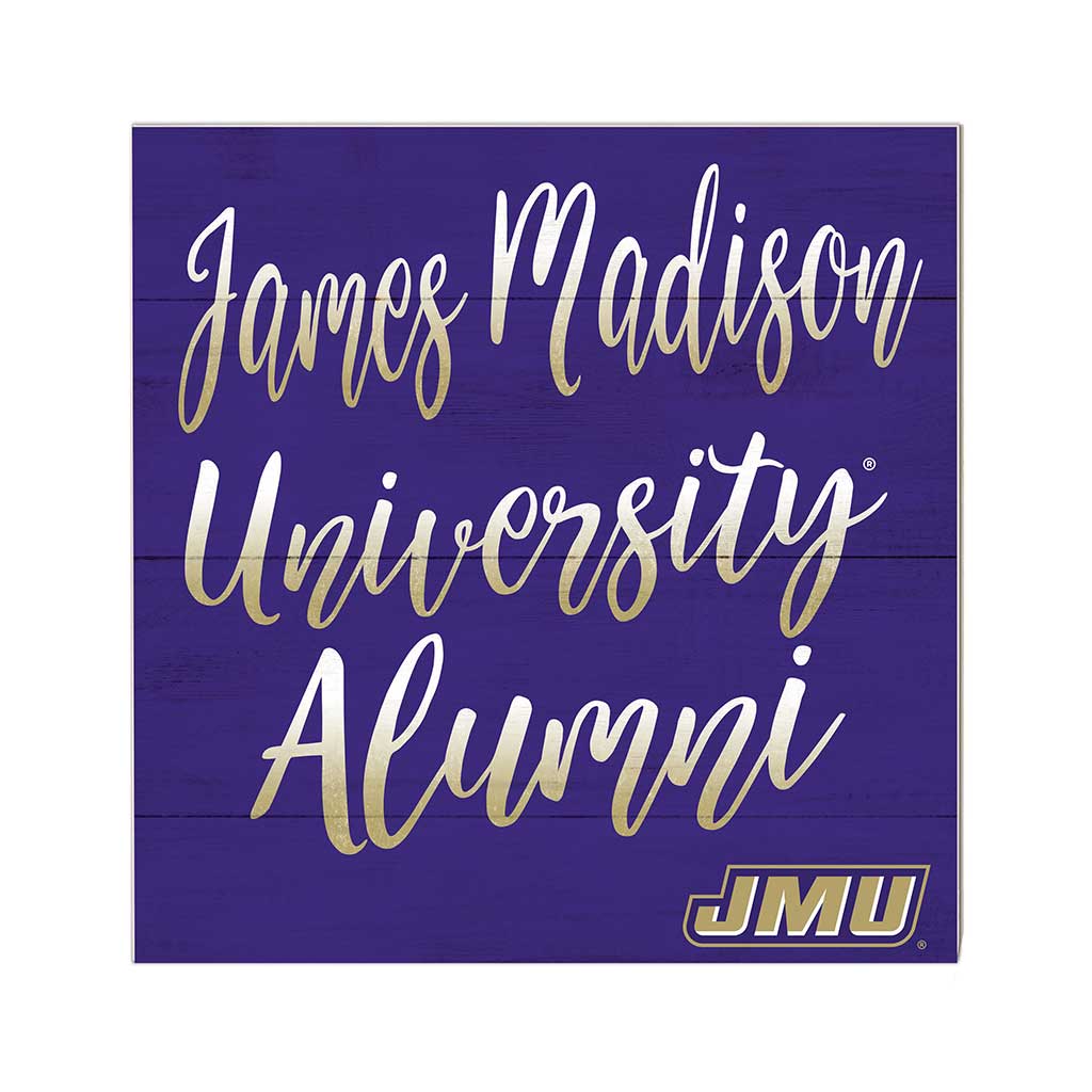 10x10 Team Alumni Sign James Madison Dukes