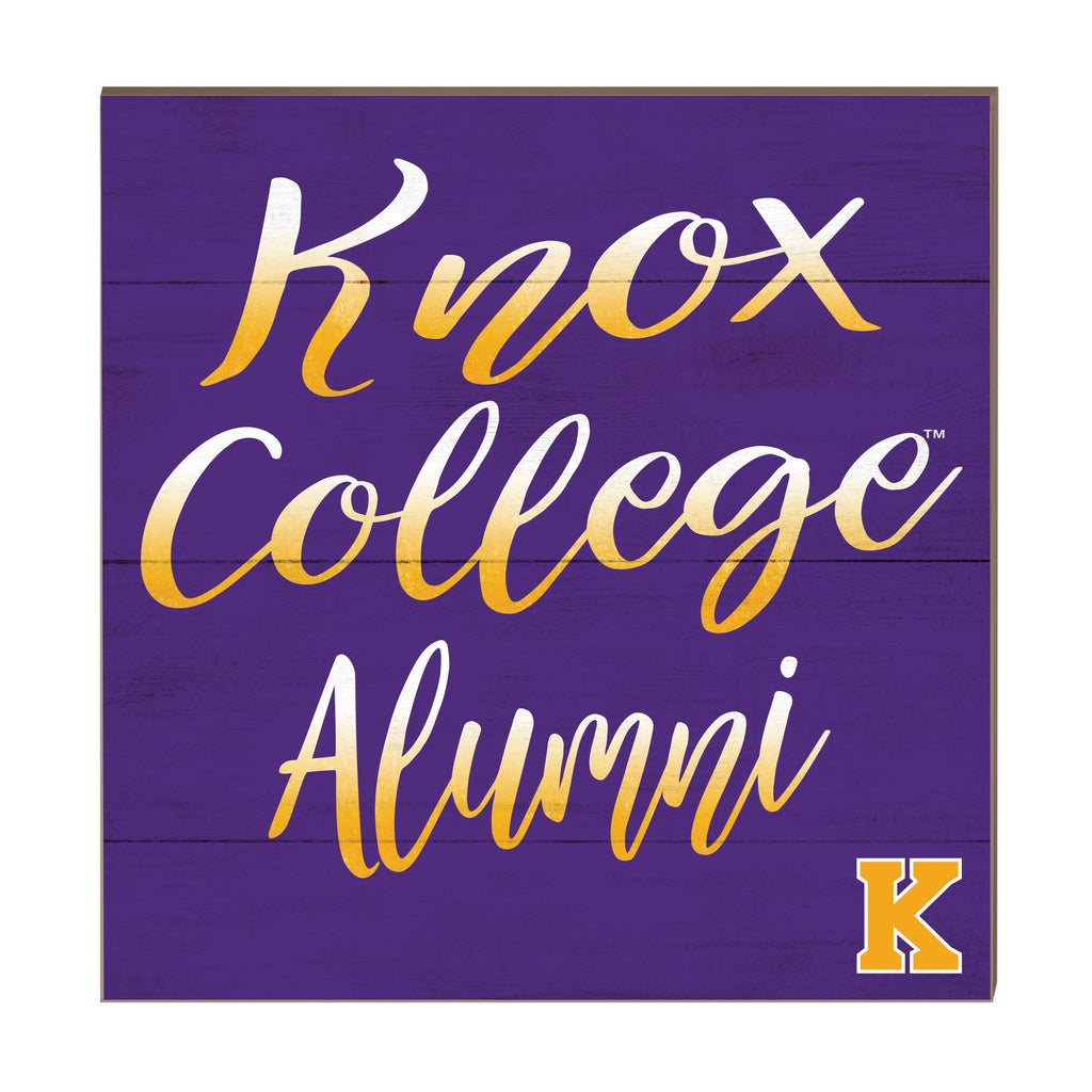 10x10 Team Alumni Sign Knox College Prairie Fire