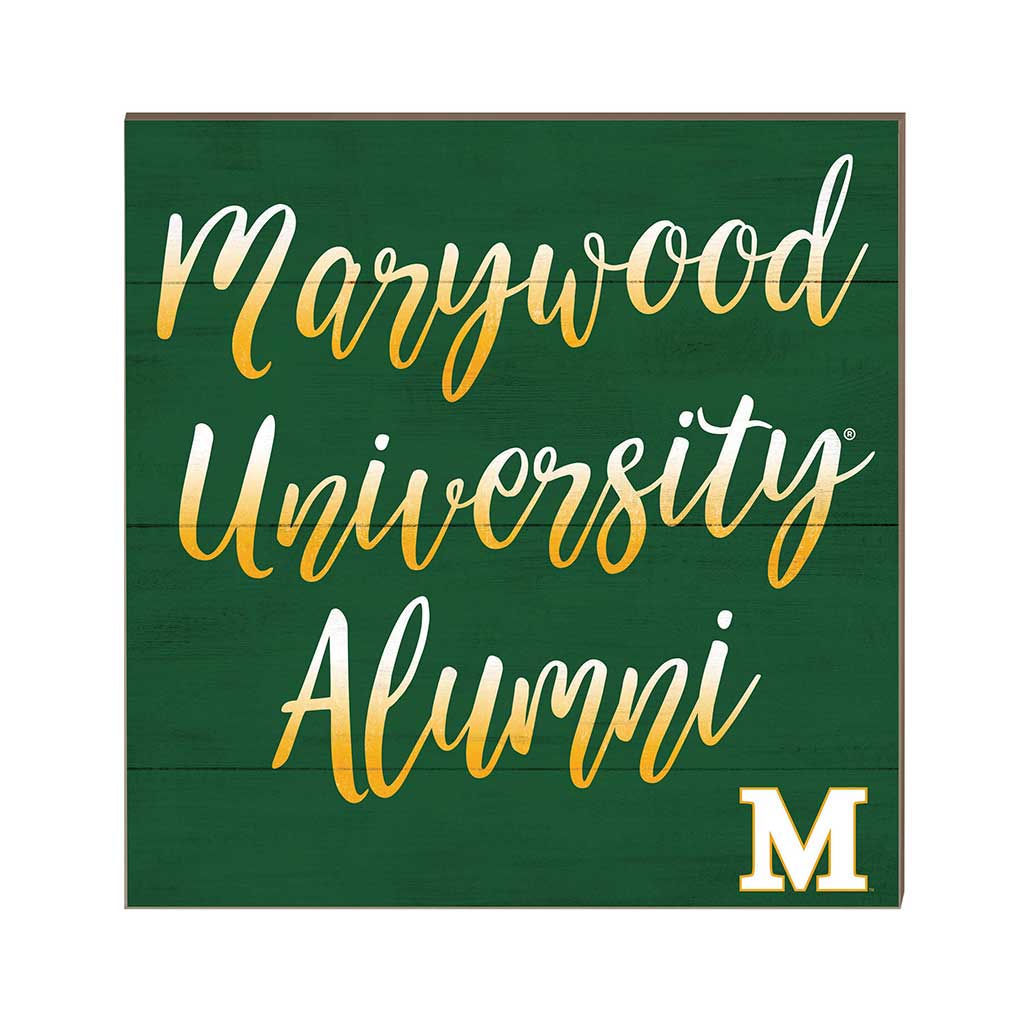 10x10 Team Alumni Sign Marywood University Pacers