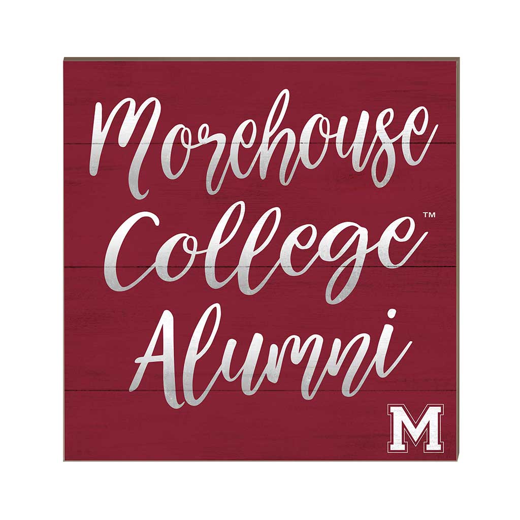 10x10 Team Alumni Sign Morehouse College Maroon Tigers