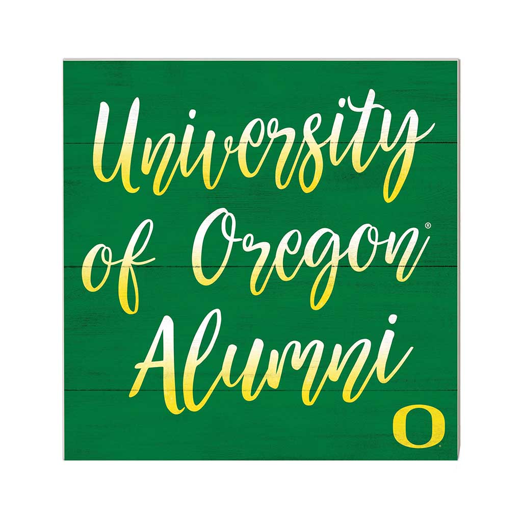 10x10 Team Alumni Sign Oregon Ducks