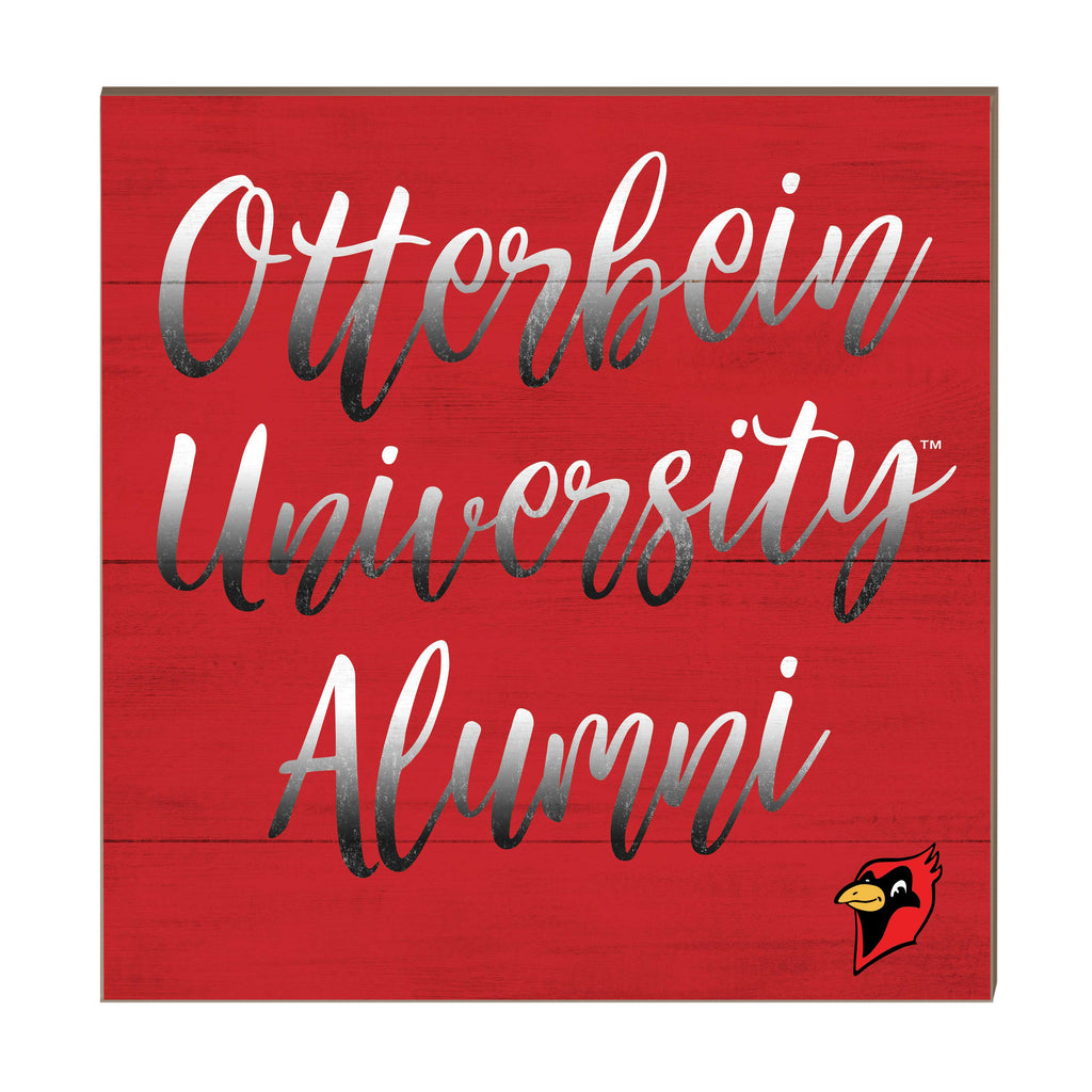 10x10 Team Alumni Sign Otterbein College Cardinals