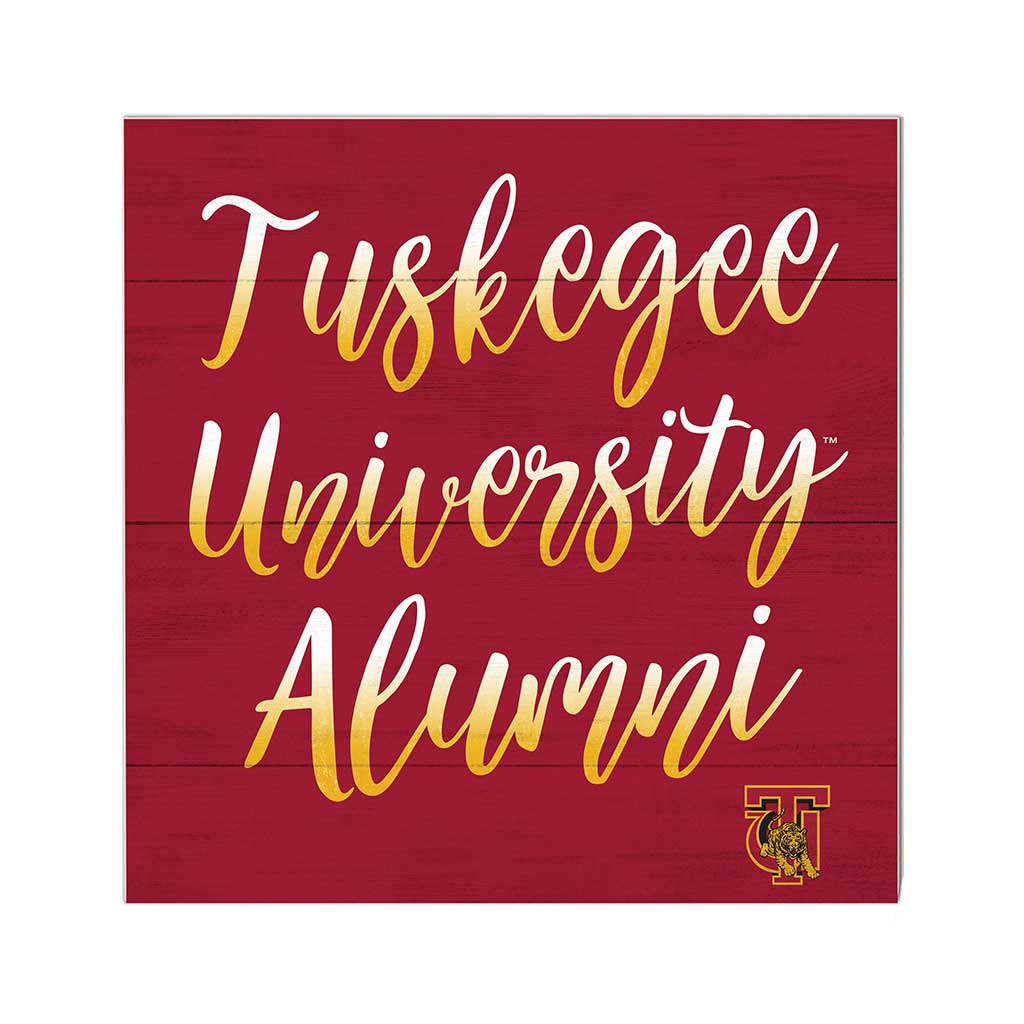 10x10 Team Alumni Sign Tuskegee Golden Tigers