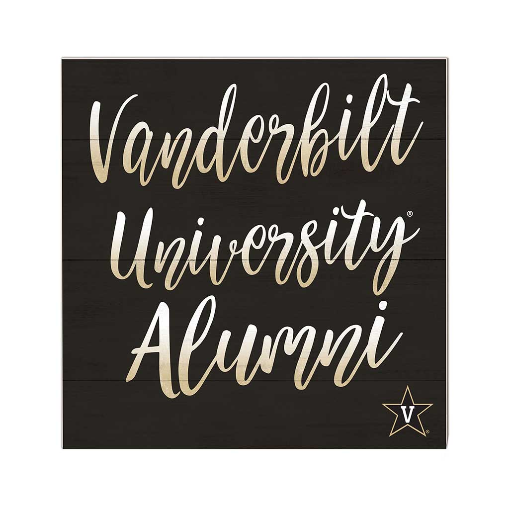 10x10 Team Alumni Sign Vanderbilt Commodores