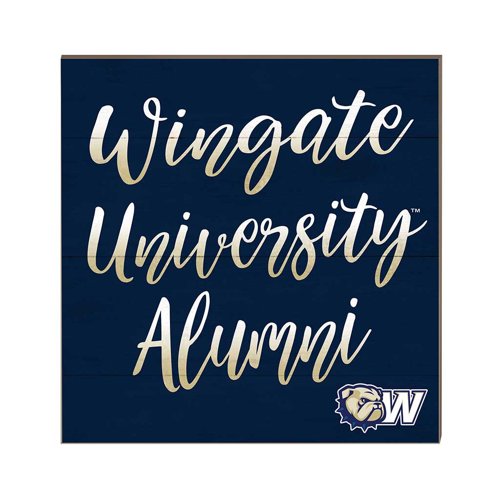 10x10 Team Alumni Sign Wingate Bulldogs
