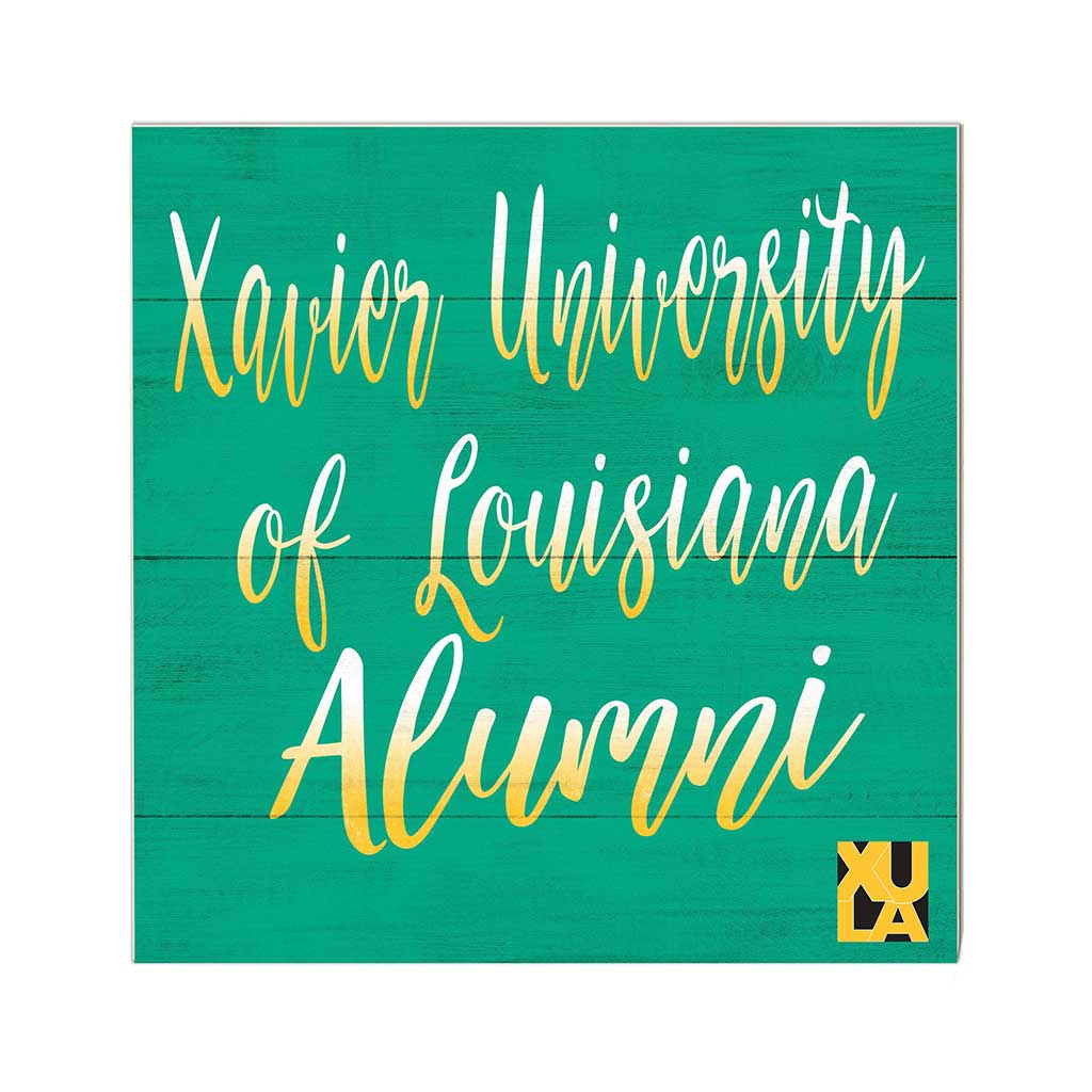10x10 Team Alumni Sign Xavier University of Louisiana Gold Rush