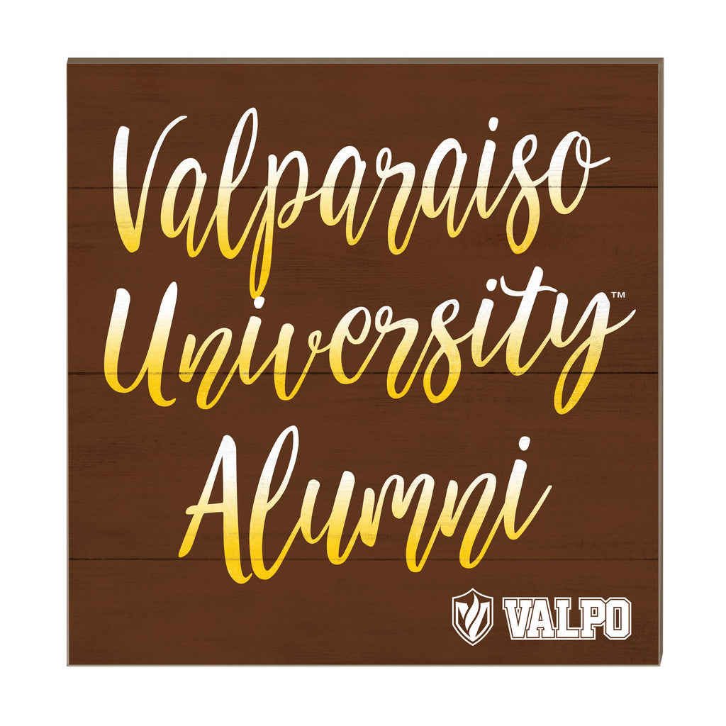 10x10 Team Alumni Sign Valparaiso University Beacons