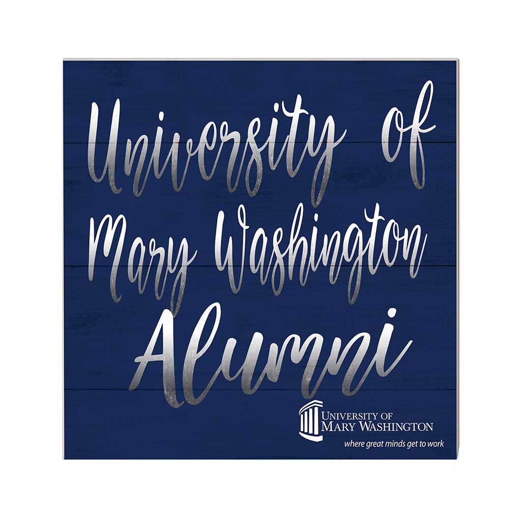 10x10 Team Alumni Sign University of Mary Washington Eagles