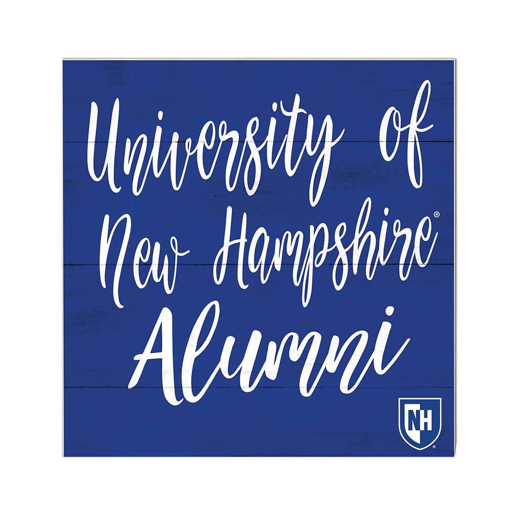 10x10 Team Alumni Sign University of New Hampshire Wildcats