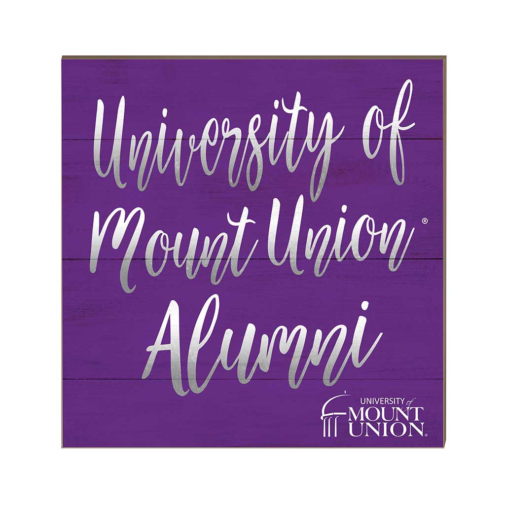 10x10 Team Alumni Sign University of Mount Union Raiders