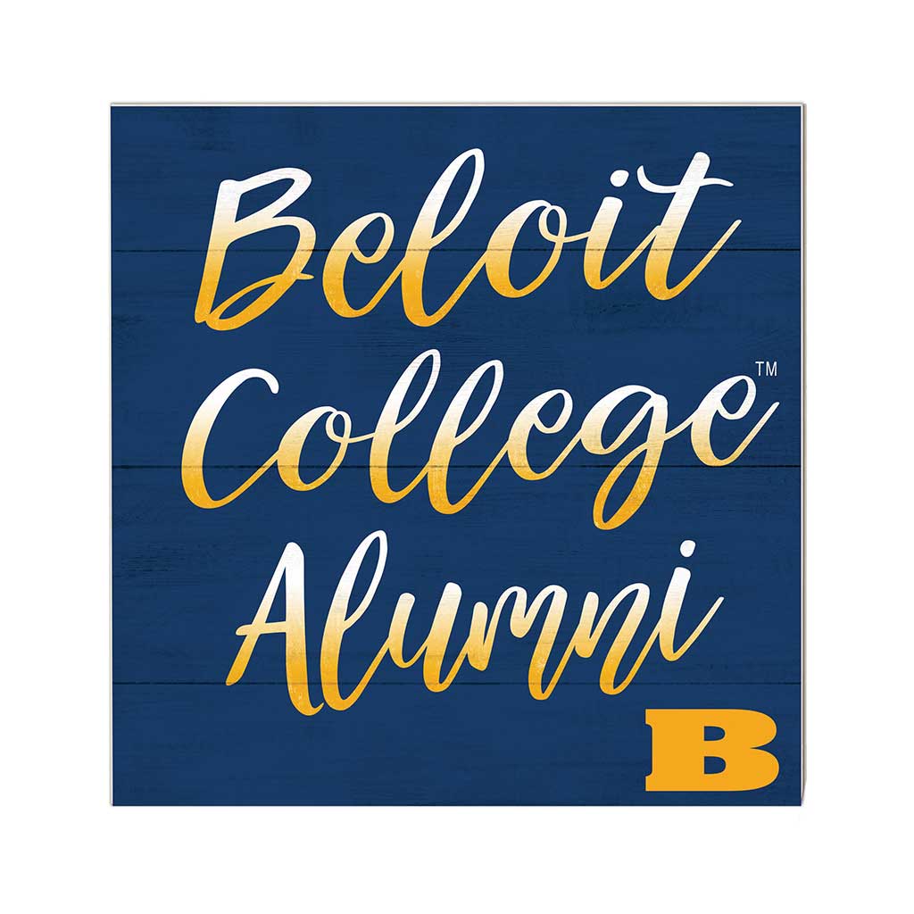 10x10 Team Alumni Sign Beloit College Buccaneers
