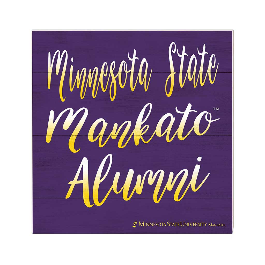 10x10 Team Alumni Sign Minnesota State - Mankato Mavericks