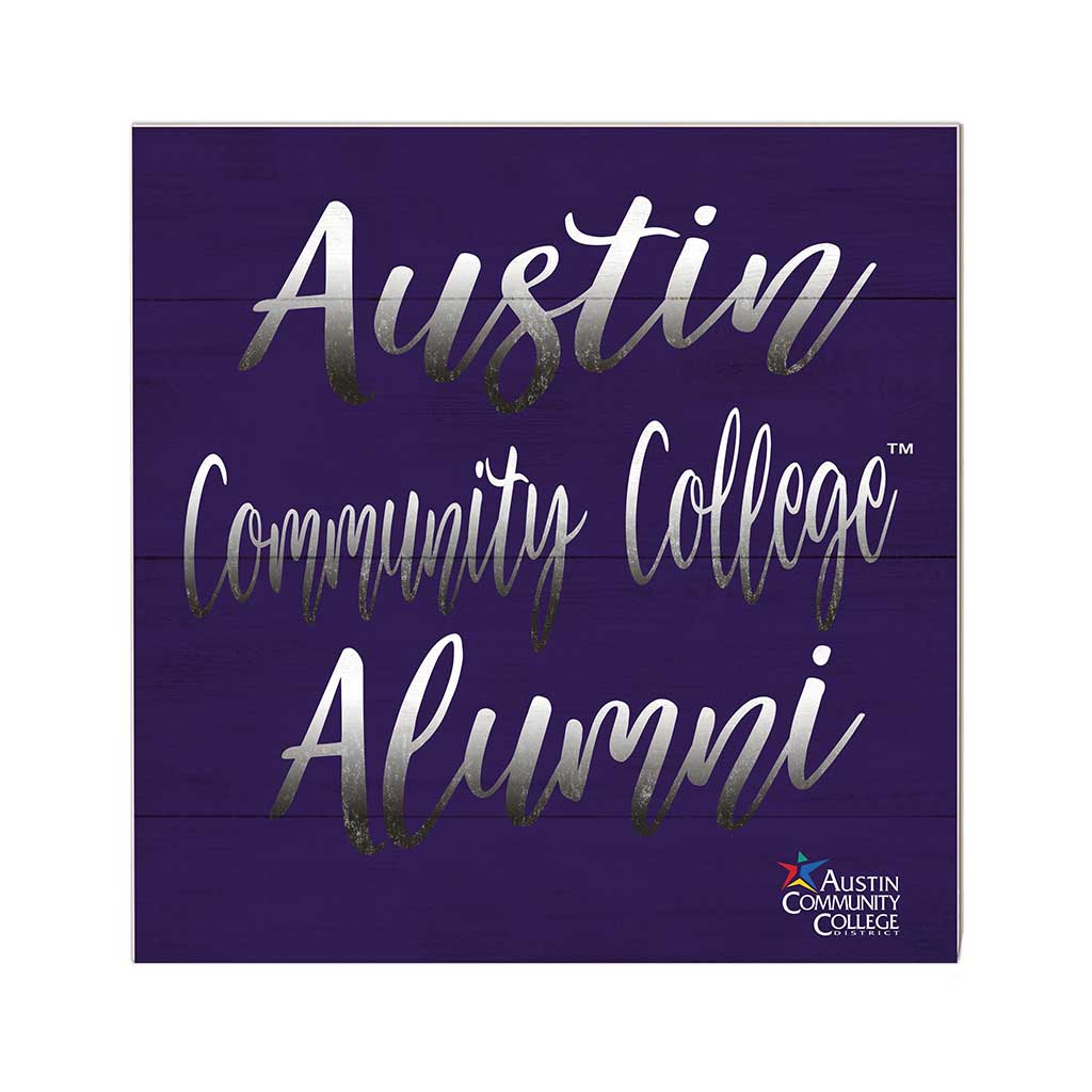 10x10 Team Alumni Sign Austin Community College Riverbats