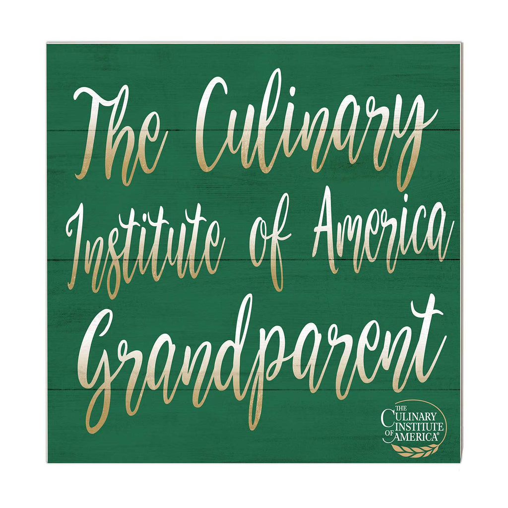 10x10 Team Grandparents Sign Culinary Institute of America Steels