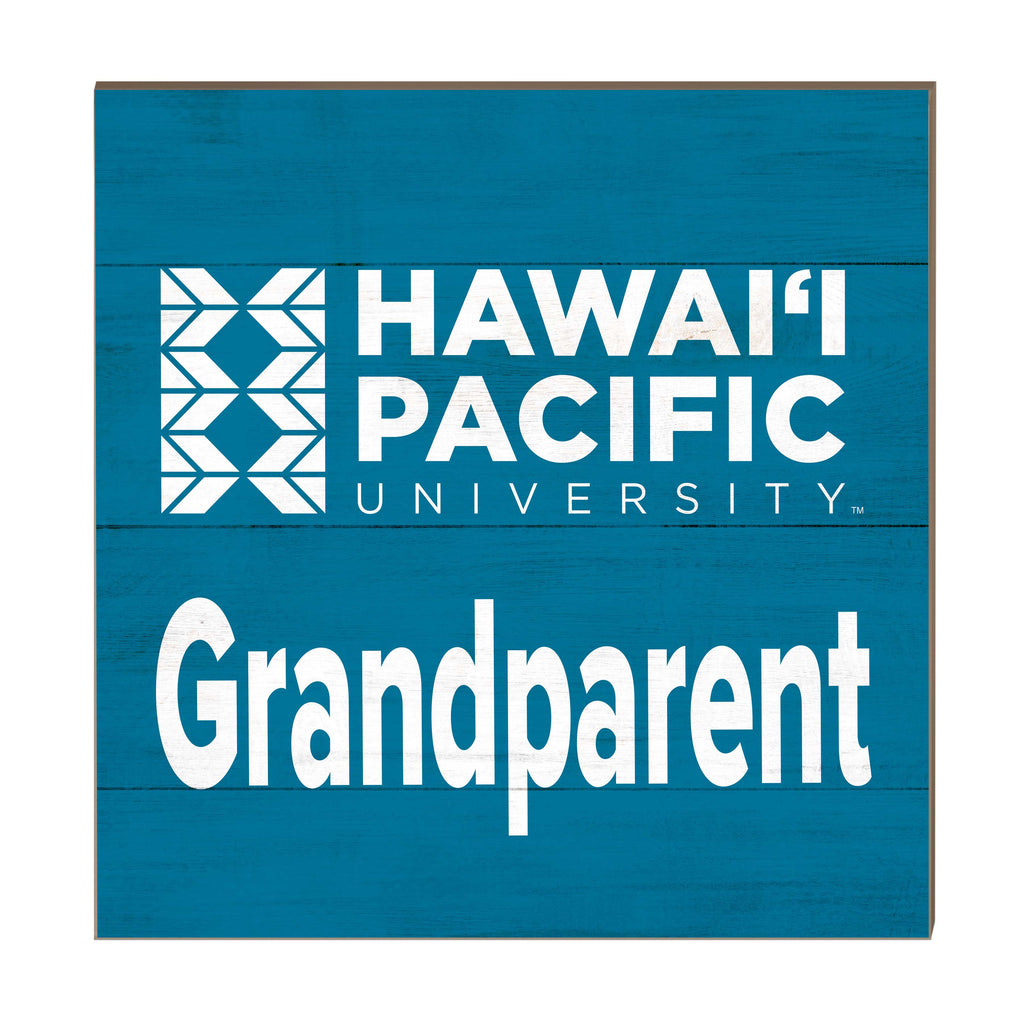 10x10 Team Grandparents Sign Hawaii Pacific University Sharks