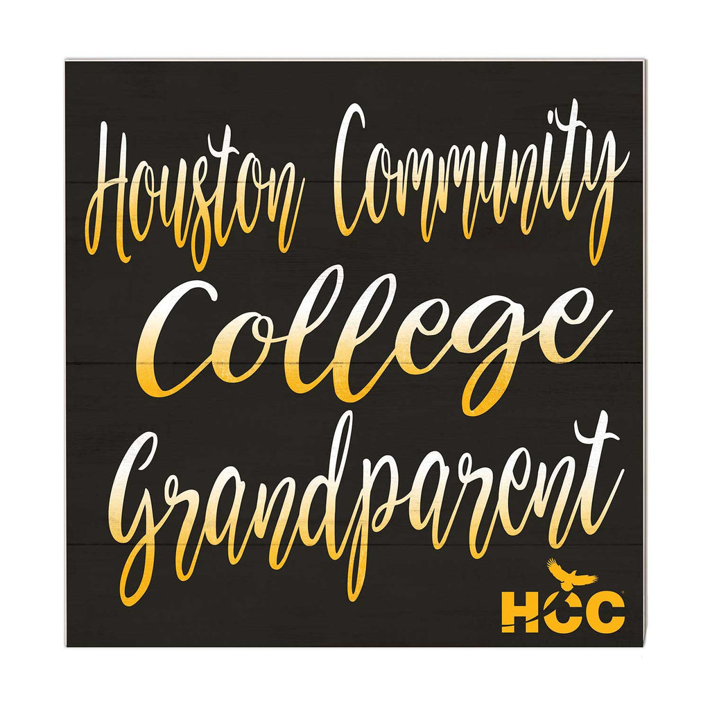 10x10 Team Grandparents Sign Houston Community College Eagles