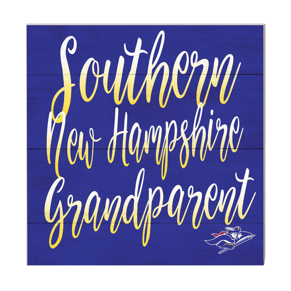 10x10 Team Grandparents Sign Southern New Hampshire University Penmen