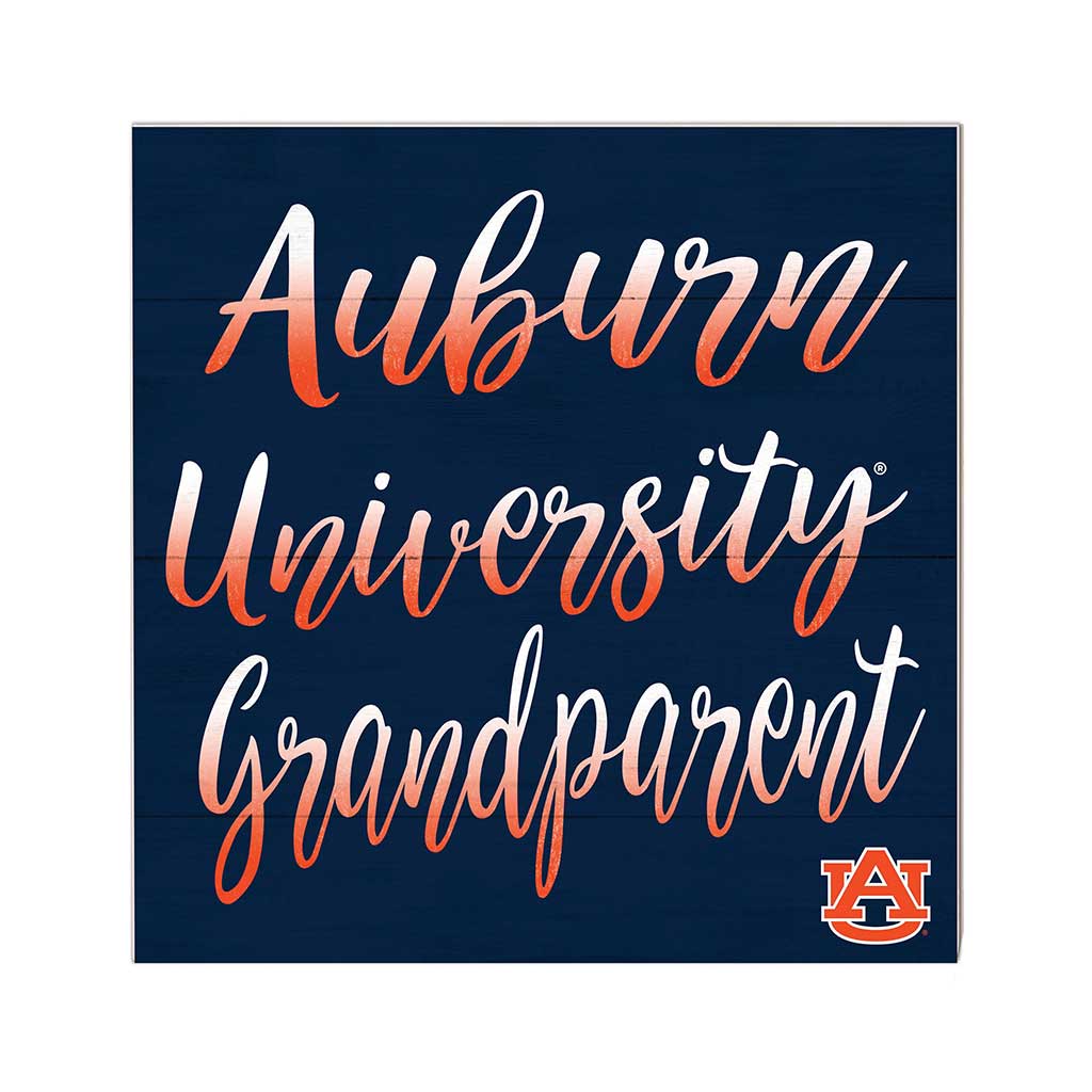 10x10 Team Grandparents Sign Auburn Tigers