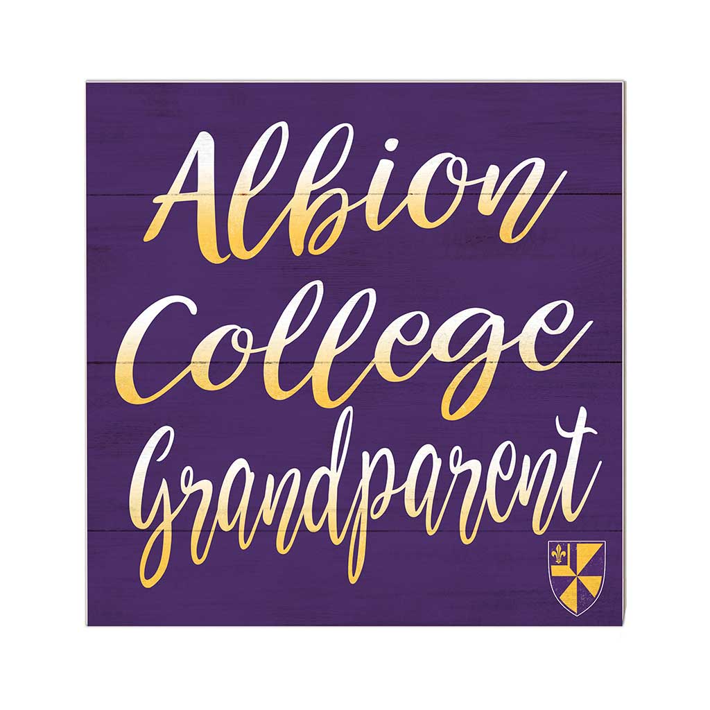 10x10 Team Grandparents Sign Albion College Britons