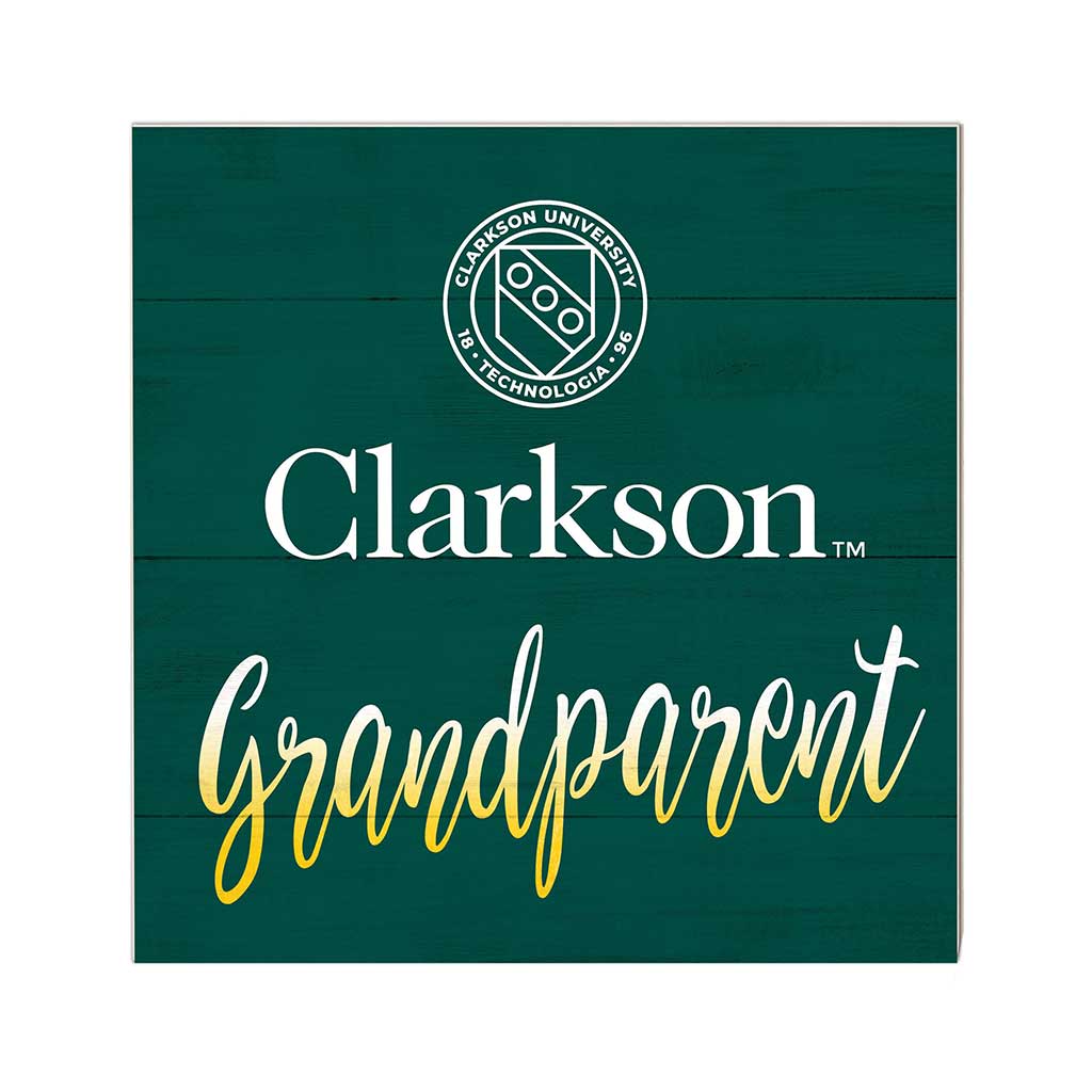 10x10 Team Grandparents Sign Clarkson University Golden Knights