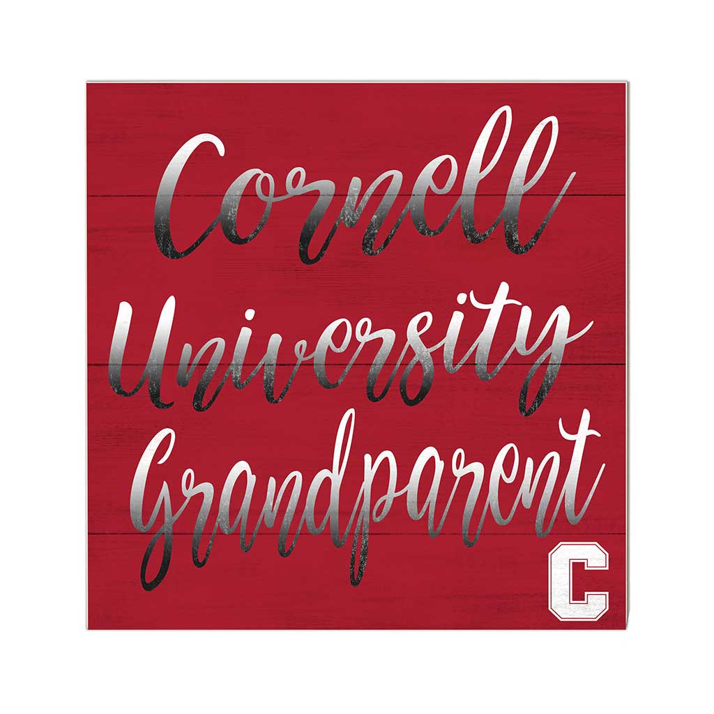 10x10 Team Grandparents Sign Cornell Big Red