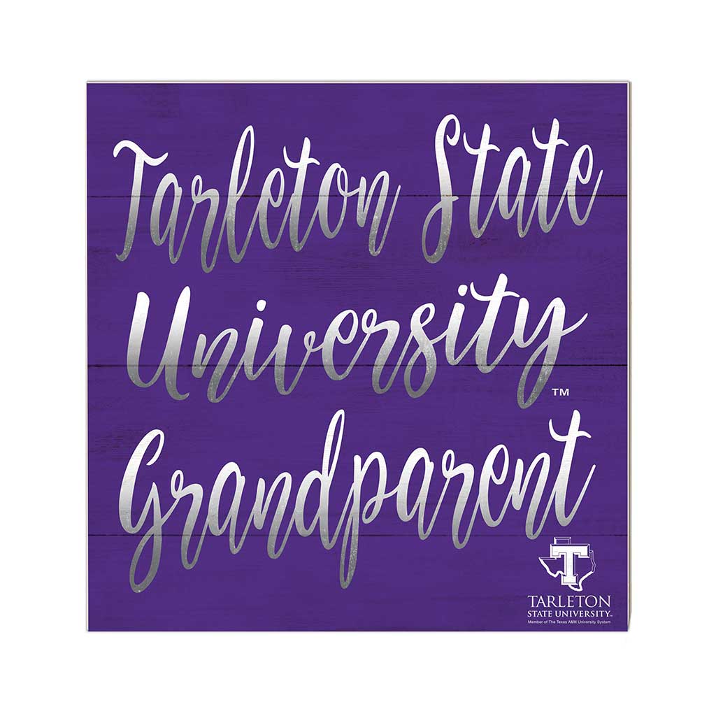 10x10 Team Grandparents Sign Tarleton State University Texans
