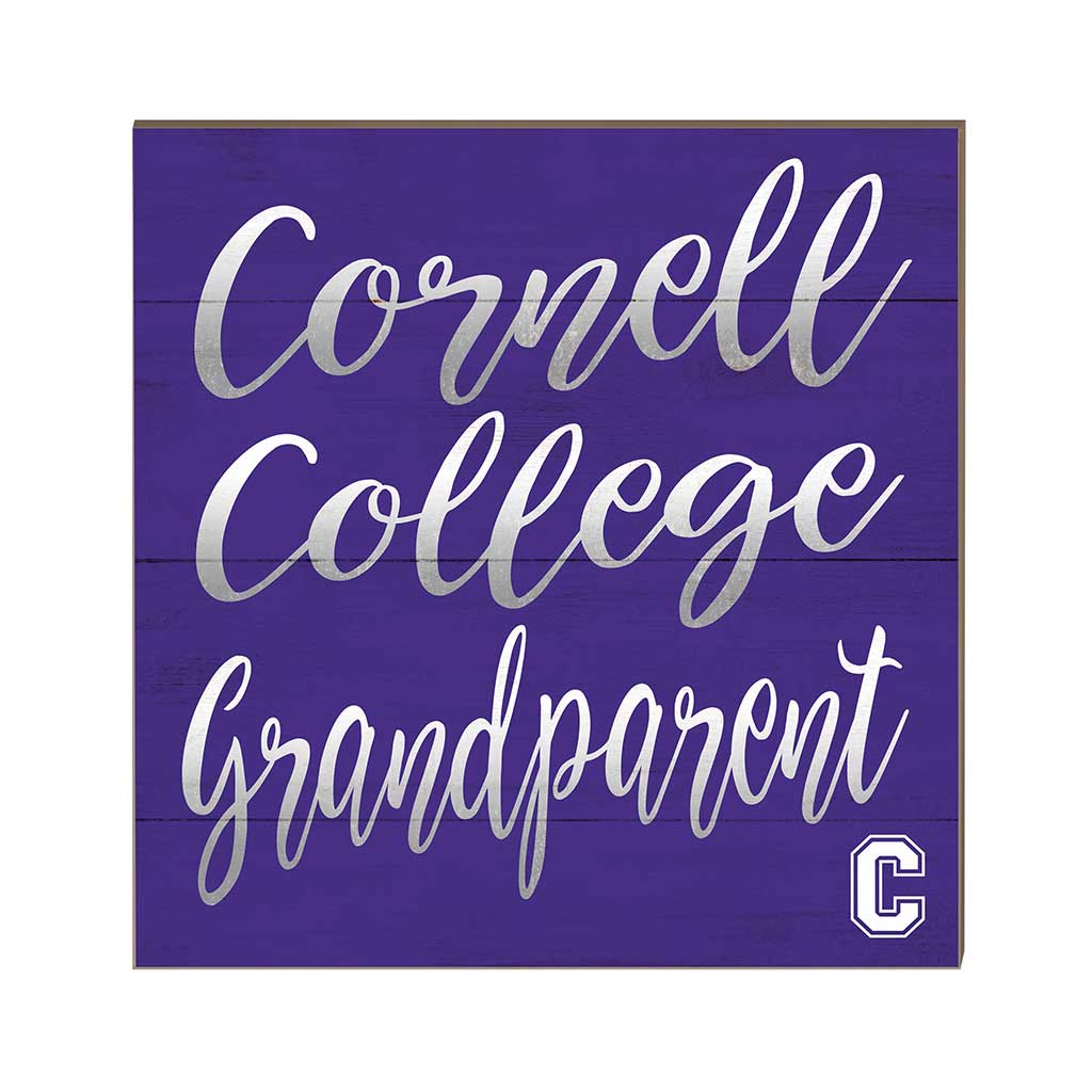 10x10 Team Grandparents Sign Cornell College Rams