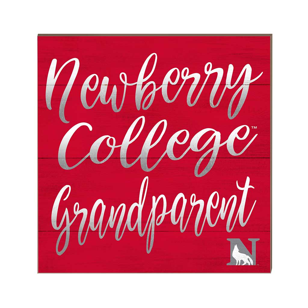 10x10 Team Grandparents Sign Newberry College Wolves