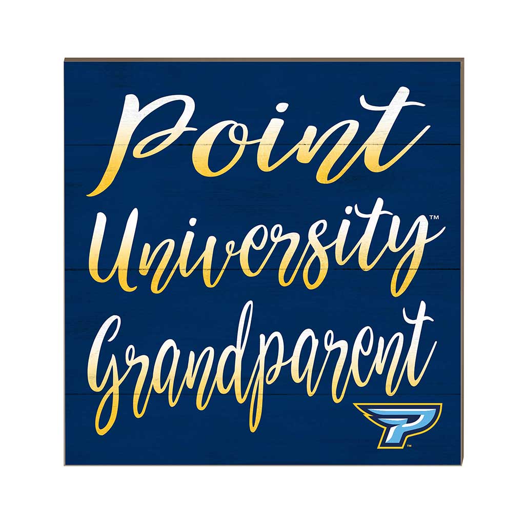 10x10 Team Grandparents Sign Point University Skyhawks