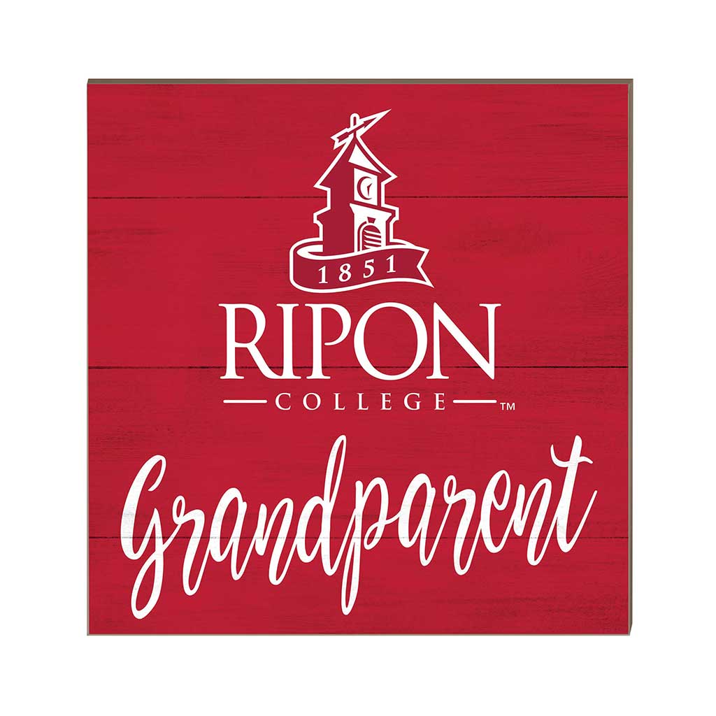 10x10 Team Grandparents Sign Ripon College Hawks