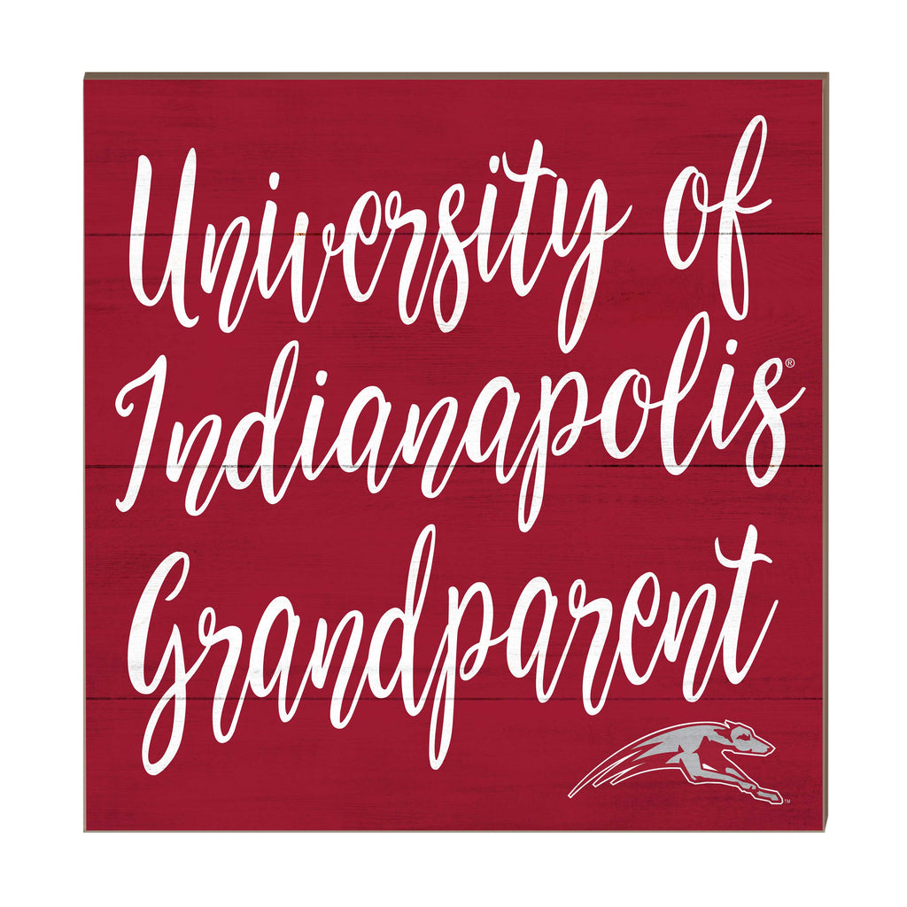 10x10 Team Grandparents Sign University of Indianapolis Greyhounds
