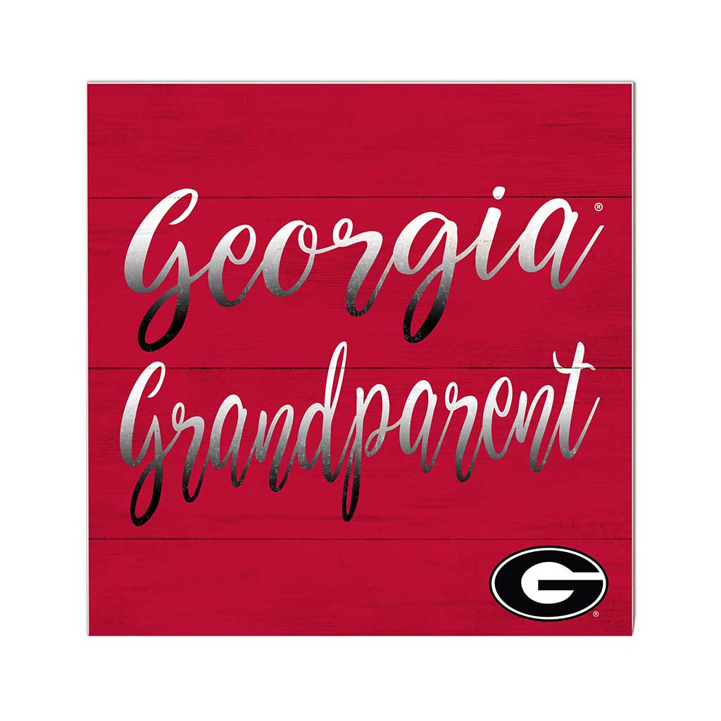 10x10 Team Grandparents Sign Georgia Bulldogs