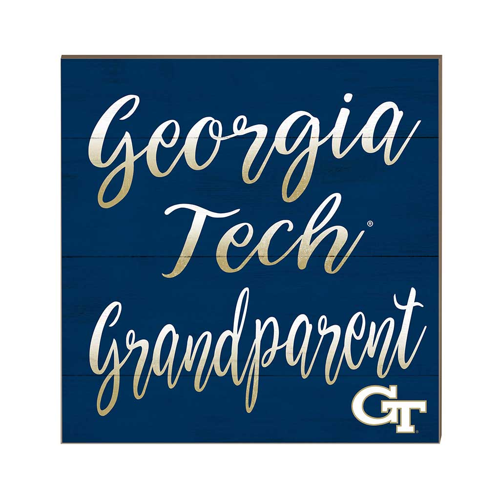 10x10 Team Grandparents Sign Georgia Tech Yellow Jackets