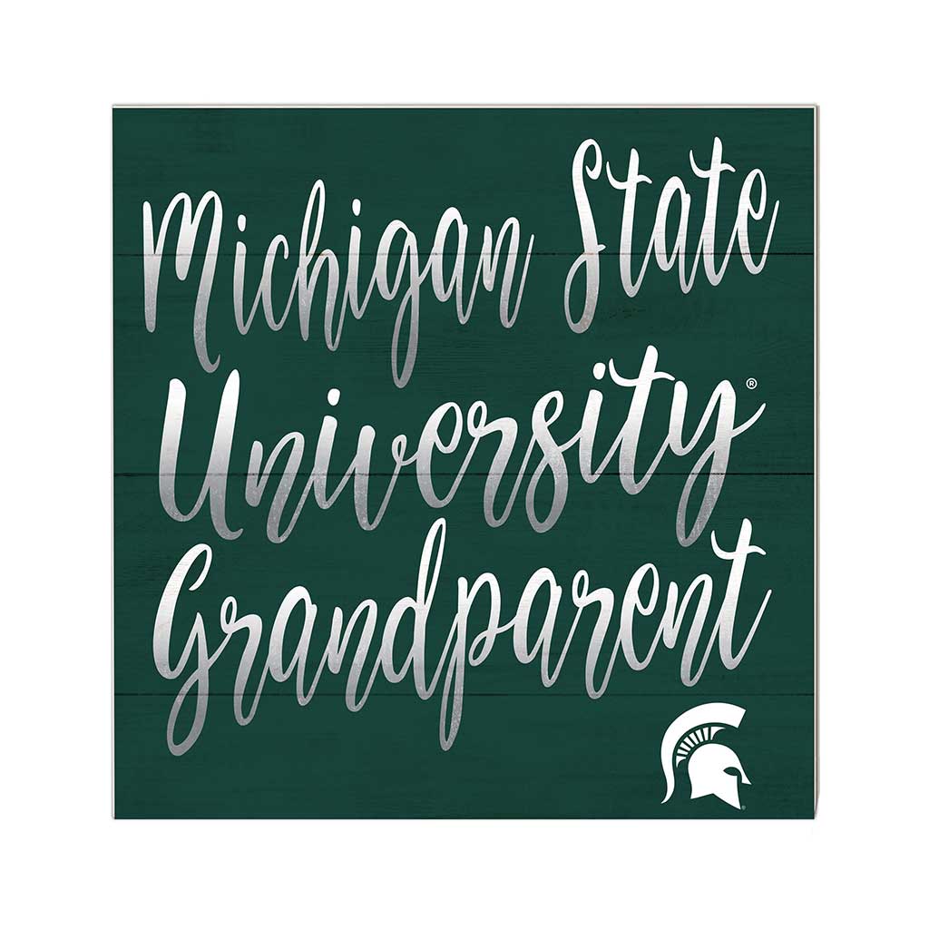 10x10 Team Grandparents Sign Michigan State Spartans