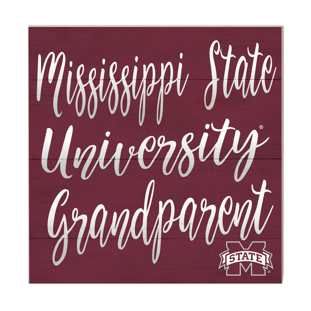 10x10 Team Grandparents Sign Mississippi State Bulldogs