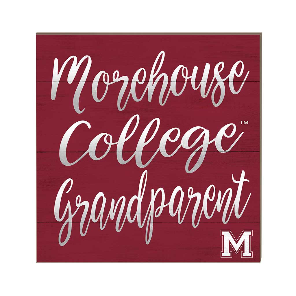 10x10 Team Grandparents Sign Morehouse College Maroon Tigers