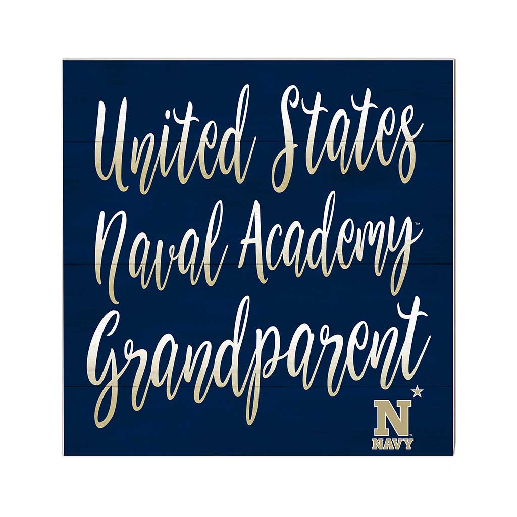 10x10 Team Grandparents Sign Naval Academy Midshipmen