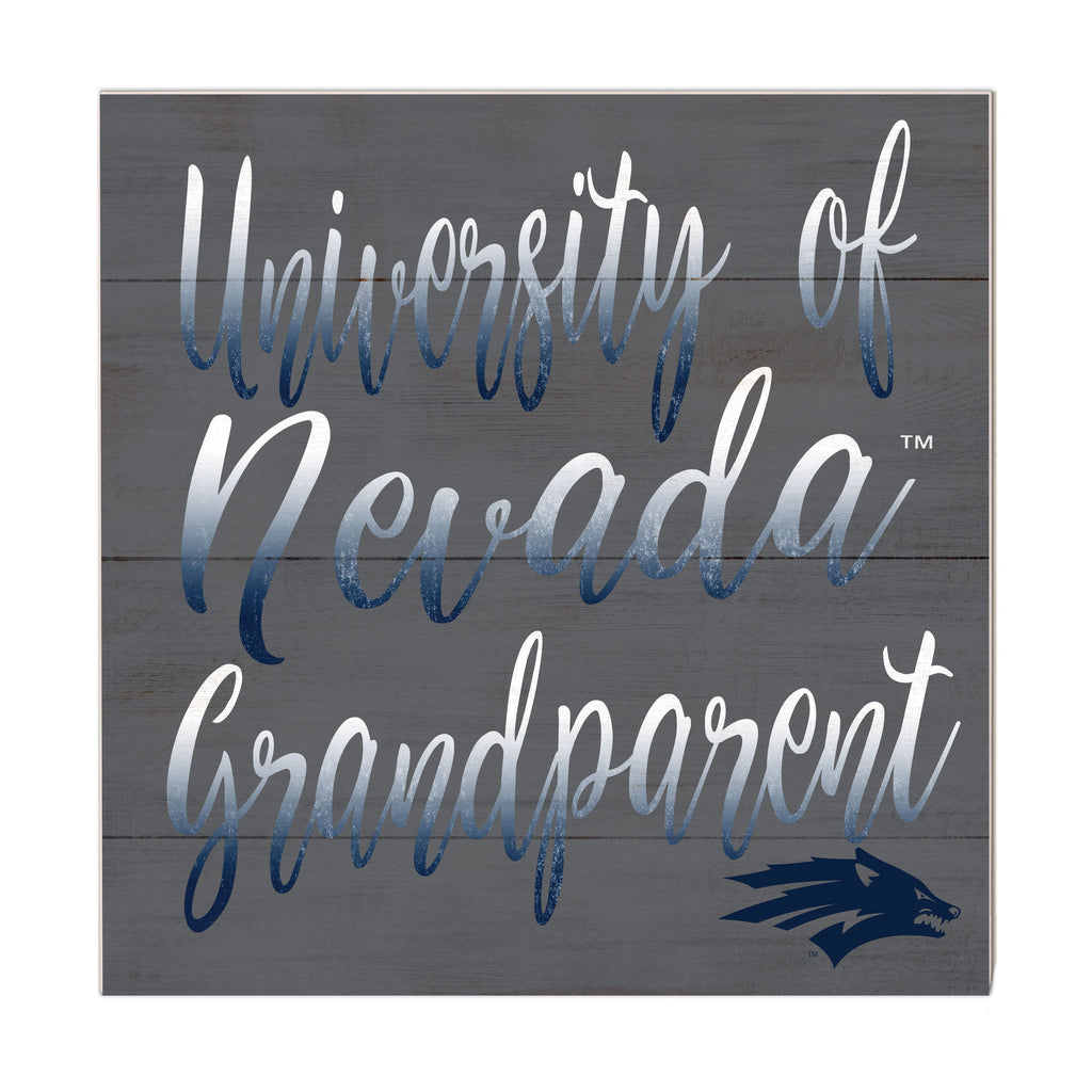 10x10 Team Grandparents Sign Nevada Wolf Pack