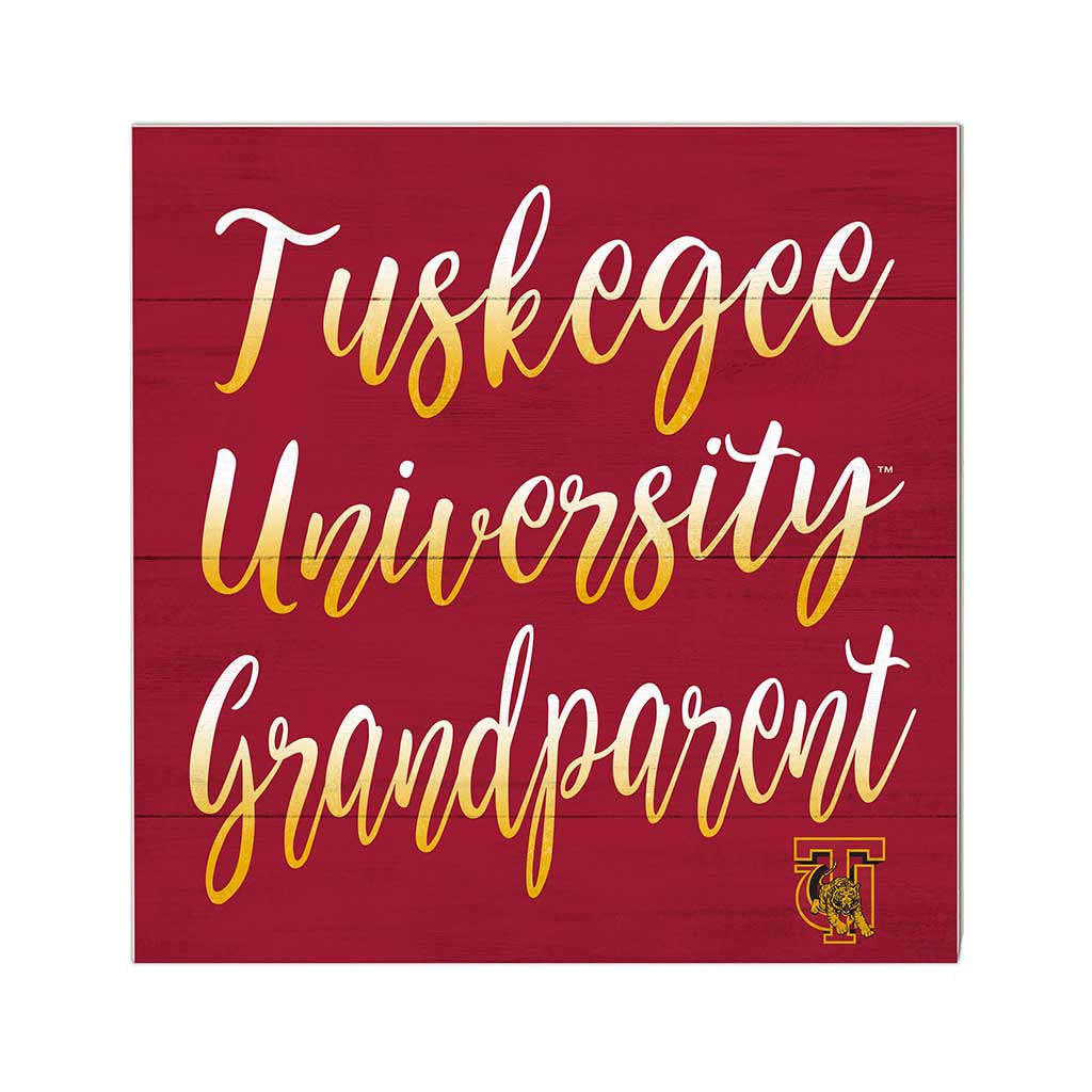 10x10 Team Grandparents Sign Tuskegee Golden Tigers