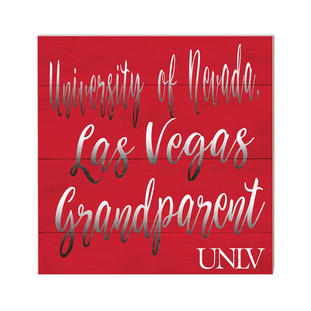 10x10 Team Grandparents Sign University of Nevada Las Vegas Rebels