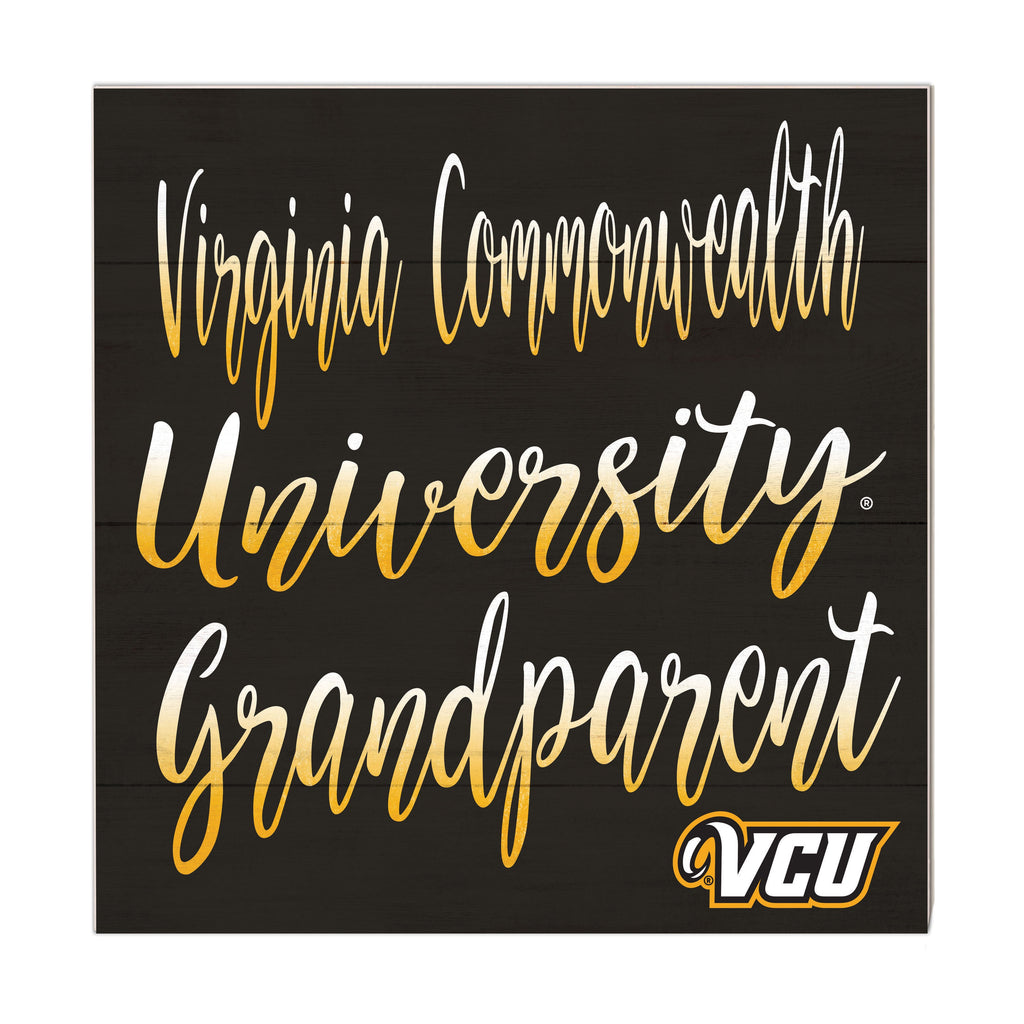 10x10 Team Grandparents Sign Virginia Commonwealth Rams
