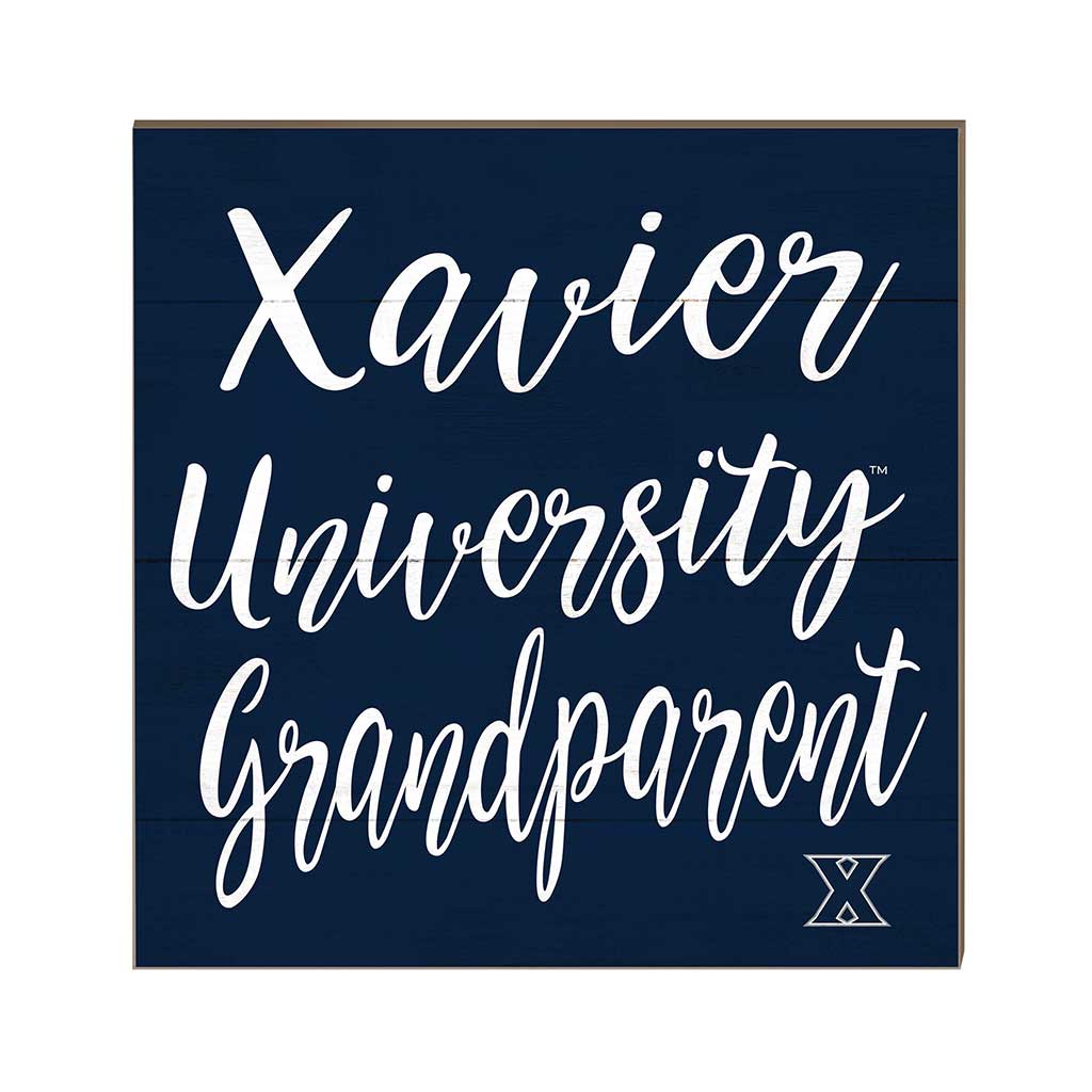 10x10 Team Grandparents Sign Xavier Ohio Musketeers