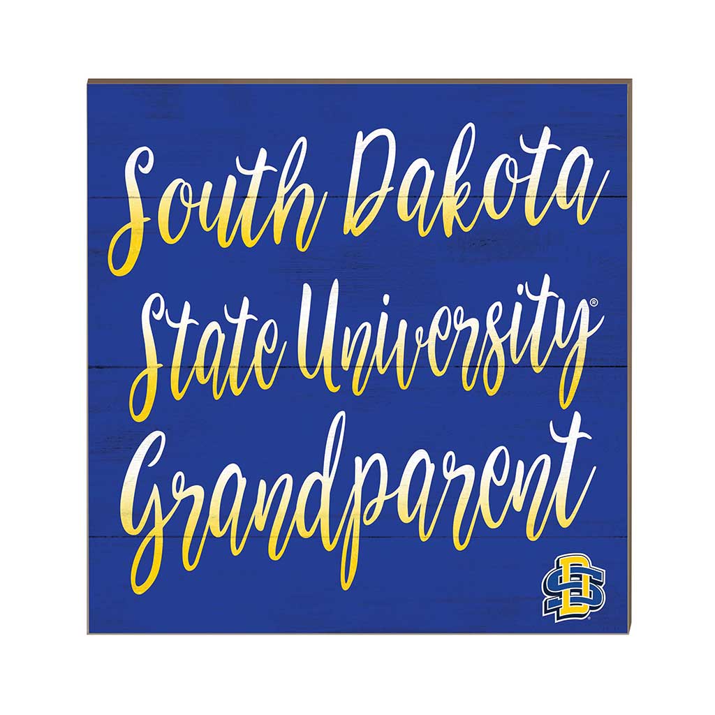 10x10 Team Grandparents Sign South Dakota State University Jackrabbits