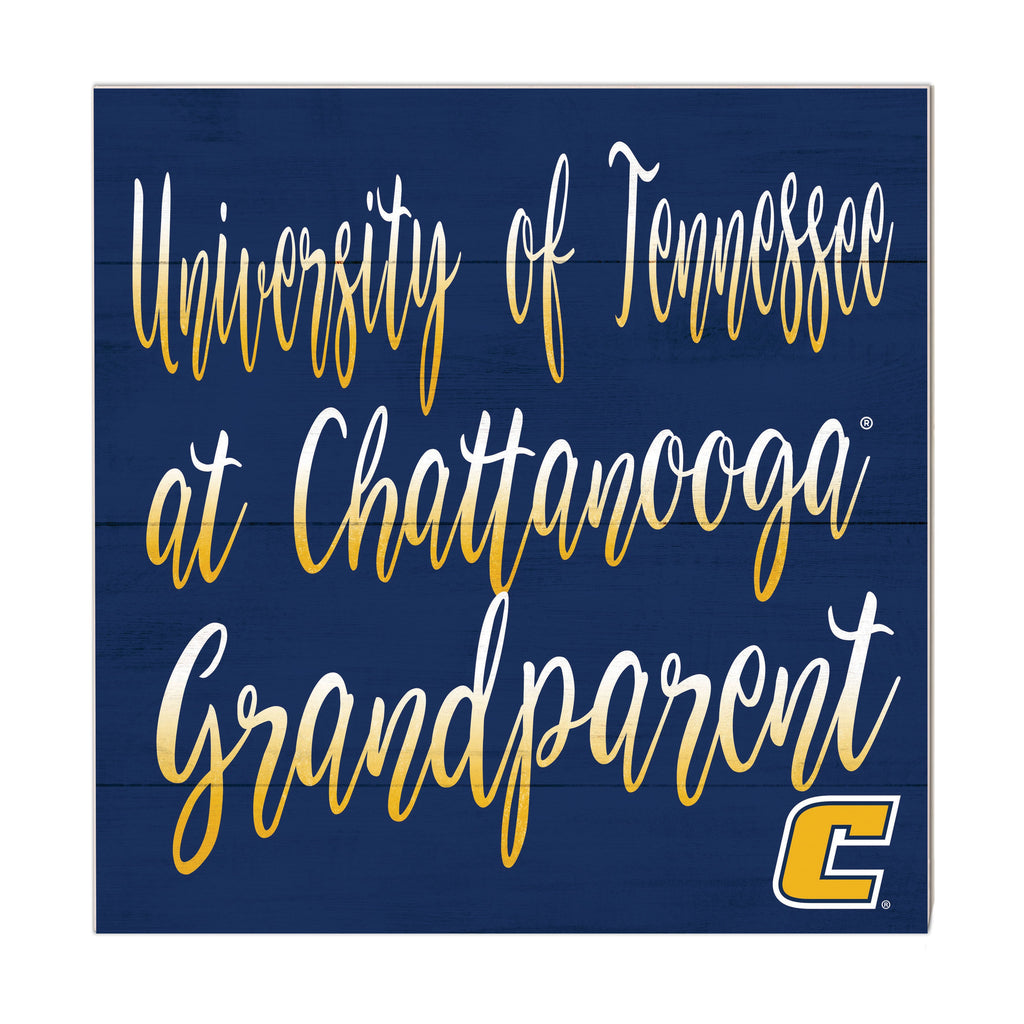 10x10 Team Grandparents Sign Tennessee Chattanooga Mocs